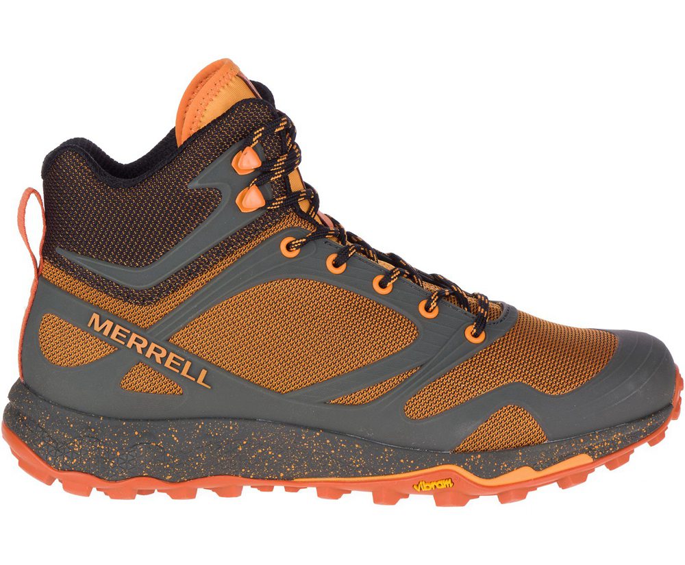 Merrell Vandrestøvler Herre - Altalight Knit Mid - Orange - GOD869342